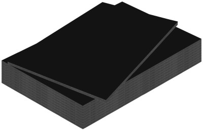 kangaro Carton plume, A4, épaisseur: 5 mm, noir