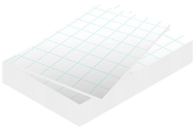 kangaro Carton plume, 500 x 700 mm, autocollant, blanc