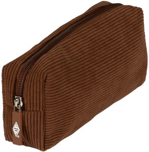 WEDO Trousse en velours côtelé, marron