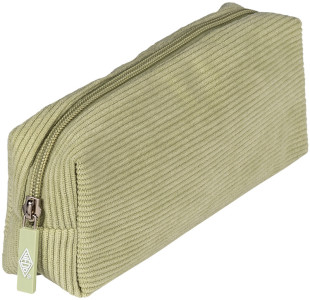 WEDO Trousse en velours côtelé, vert pistache