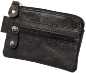 Étui à clés Alassio, cuir, noir