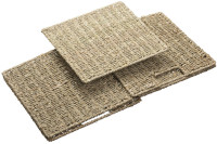 NHG Panier de rangement PER, en zostère, pliable, carré