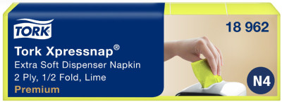 TORK Xpressnap Serviette pour distributeur, citron vert