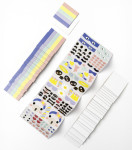 folia Carte DIY, uni, 60 x 60 mm, blanc