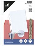 kangaro Pochette perforée, A5, PP, 0,12 mm, transparent