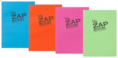 Clairefontaine Carnet d'esquisse 1/2 ZAP BOOK, A5, 80 g/m2
