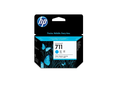 HP : cartouche encre No 711 CYAN 3 pack 29 ML