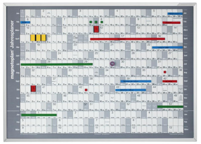magnetoplan Jahresplaner-Folie 2025, magnethaftend