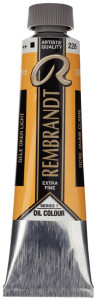 Peinture à l'huile ROYAL TALENS Rembrandt, 40 ml, ocre jaune clair