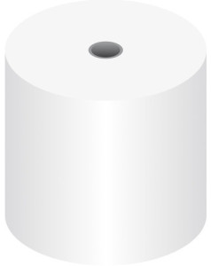 kangaro Rouleau de caisse, 76 mm x 46 m x 12 mm, blanc