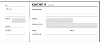 Expres Kwitantieboek, 205 x 84 mm, 100 vel