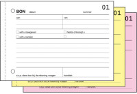 Expres Bonboekje, met carbon, A6 liggend, 3 x 50 vel