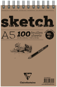 Clairefontaine Bloc croquis SKETCH, A3, 100 feuilles