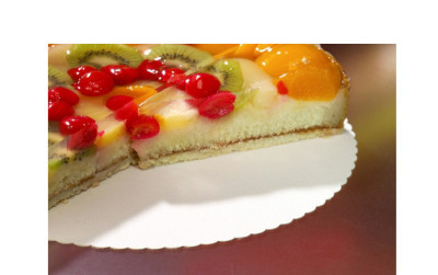 Présentoir à gâteaux PAPSTAR « pure », rond, 300 mm, blanc, paquet de 10