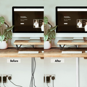 Passe-câbles zippé LogiLink, 5 m, blanc