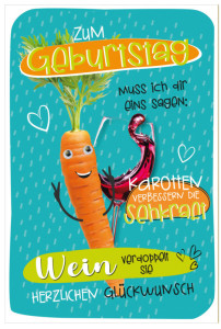 SUSY CARD Geburtstagskarte Wiggle 