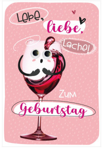 SUSY CARD Geburtstagskarte Wiggle 