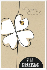 SUSY CARD Geburtstagskarte Bee yourself 