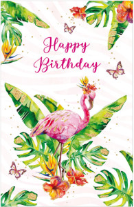 SUSY CARD Carte d'anniversaire Wish and Bloom 