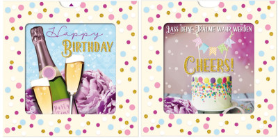 SUSY CARD 3D-Geburtstagskarte Sliding card 
