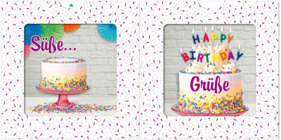 SUSY CARD 3D-Geburtstagskarte Sliding card 
