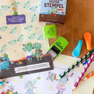 trodat Schmuddelpfoten-Stempel-Spiel 