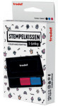 Tampon encreur Trodat 9051, 3 couleurs, noir/rouge/bleu