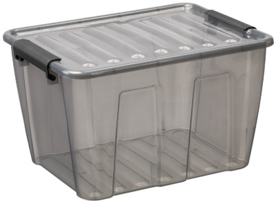 plast team Boîte de rangement HOME BOX, 15 L, gris