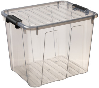 plast team Boîte de rangement HOME BOX, 40 L, transparent