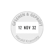 COLOP Datumstempel Printer R 24-Dater, rund, schwarz COLOP Datumstempel Printer R 24-Dater, rund, schwarz