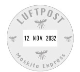 COLOP Datumstempel Printer R 40-Dater, rund, schwarz COLOP Datumstempel Printer R 40-Dater, rund, schwarz