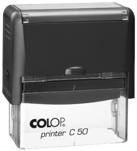COLOP Textstempel Printer C50, 7-zeilig, schwarz