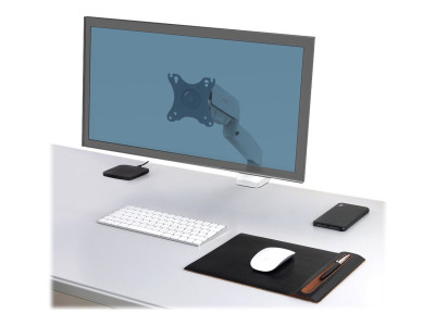 Port Technology : SUPPORT de BUREAU 1 CRAN BLANC WHITE