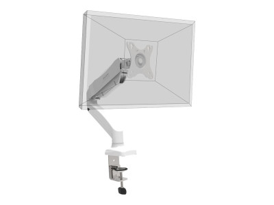 Port Technology : SUPPORT de BUREAU 1 CRAN BLANC WHITE