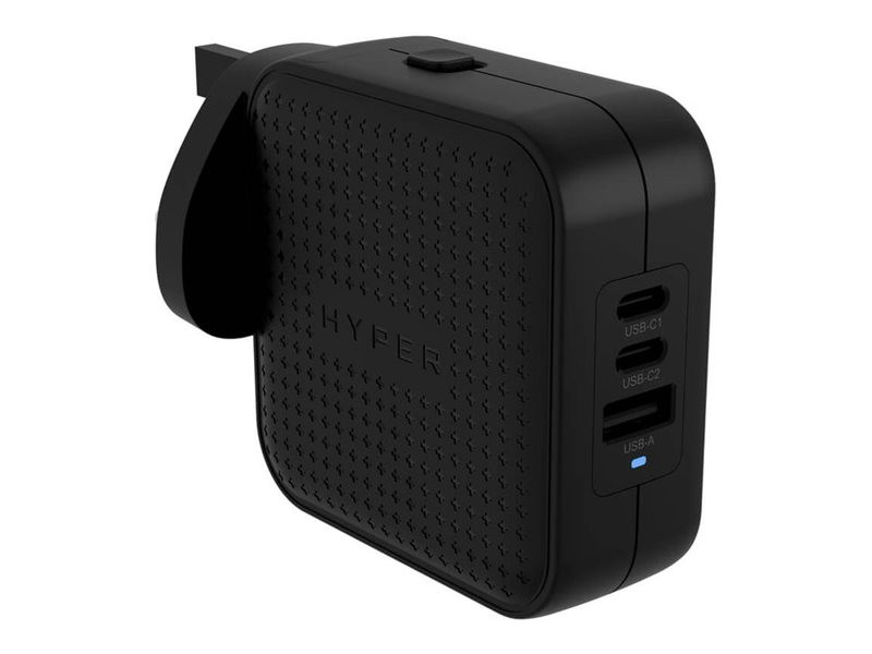 Targus : HYPER HYPERJUICE 70W USB-C GAN GLOBAL CHARGER BLACK
