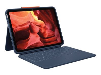 Logitech : RUGGED COMBO 4 pour IPAD 10THGEN CLASSICBLUE-FRA-EMEA-914