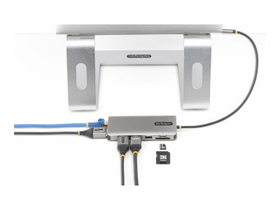 Startech : ADAPTATEUR MULTIPORT USB-C TRI PLE MONITEUR HDMI DP 4X USB