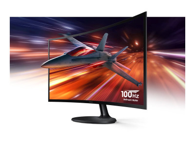 Samsung : S24D360GAU 24IN 1800R FHD 1920X1080 100HZ VA 4MS 1800R 250