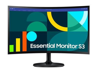 Samsung : S24D360GAU 24IN 1800R FHD 1920X1080 100HZ VA 4MS 1800R 250