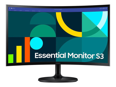 Samsung : S24D360GAU 24IN 1800R FHD 1920X1080 100HZ VA 4MS 1800R 250