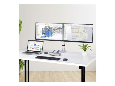 Startech : STATION D ACCUEIL USB4 USB-C 40GBPS DOUBLE 4K 60HZ 6X USB