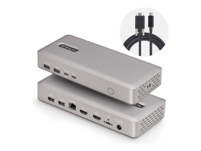 Startech : STATION D ACCUEIL USB4 USB-C 40GBPS DOUBLE 4K 60HZ 6X USB