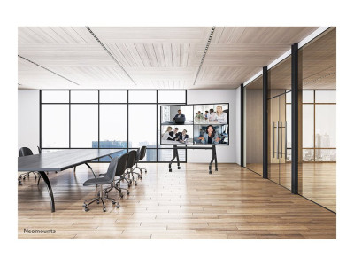 Neomounts : NEOMOUNTS MOVE GO XL MOBILE FLOOR STAND (FAST INSTALL HEIGHT