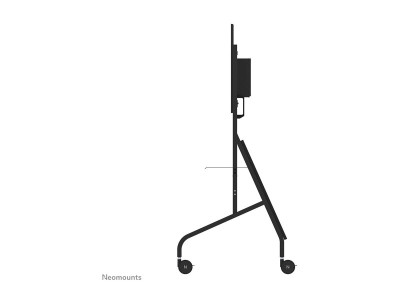 Neomounts : NEOMOUNTS MOVE GO XL MOBILE FLOOR STAND (FAST INSTALL HEIGHT