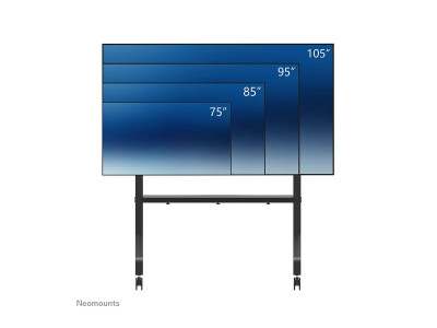 Neomounts : NEOMOUNTS MOVE GO XL MOBILE FLOOR STAND (FAST INSTALL HEIGHT