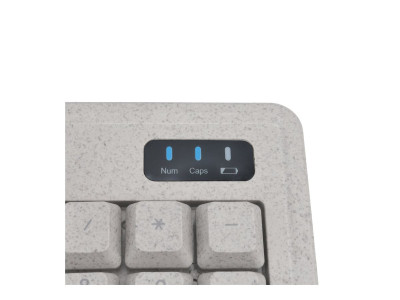 MCL Samar : BIOPLASTIC RECHARGEABLE WIRELESS KEYBOARD + MOUSE kit