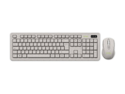 MCL Samar : BIOPLASTIC RECHARGEABLE WIRELESS KEYBOARD + MOUSE kit