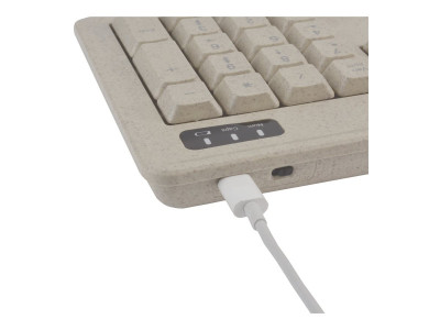 MCL Samar : BIOPLASTIC RECHARGEABLE WIRELESS KEYBOARD + MOUSE kit