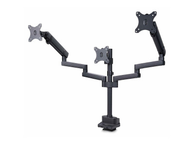 Startech : TRIPLE MONITOR DESK MOUNT - UP TO 27INCH SCREENS SPRING ARMS