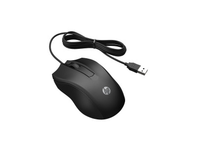 HP : HP 105 BLACK WIRED MOUSE